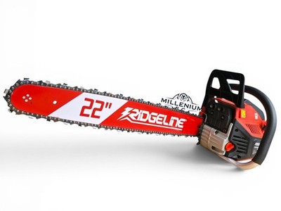 Ridgeline 22 in. 58cc Gas Powered 2-Stroke Portable Chainsaw - OPEN BOX
