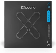 D'Addario XTAPB1253 XT Acoustic Phosphor Bronze Light Guitar Strings 12-53