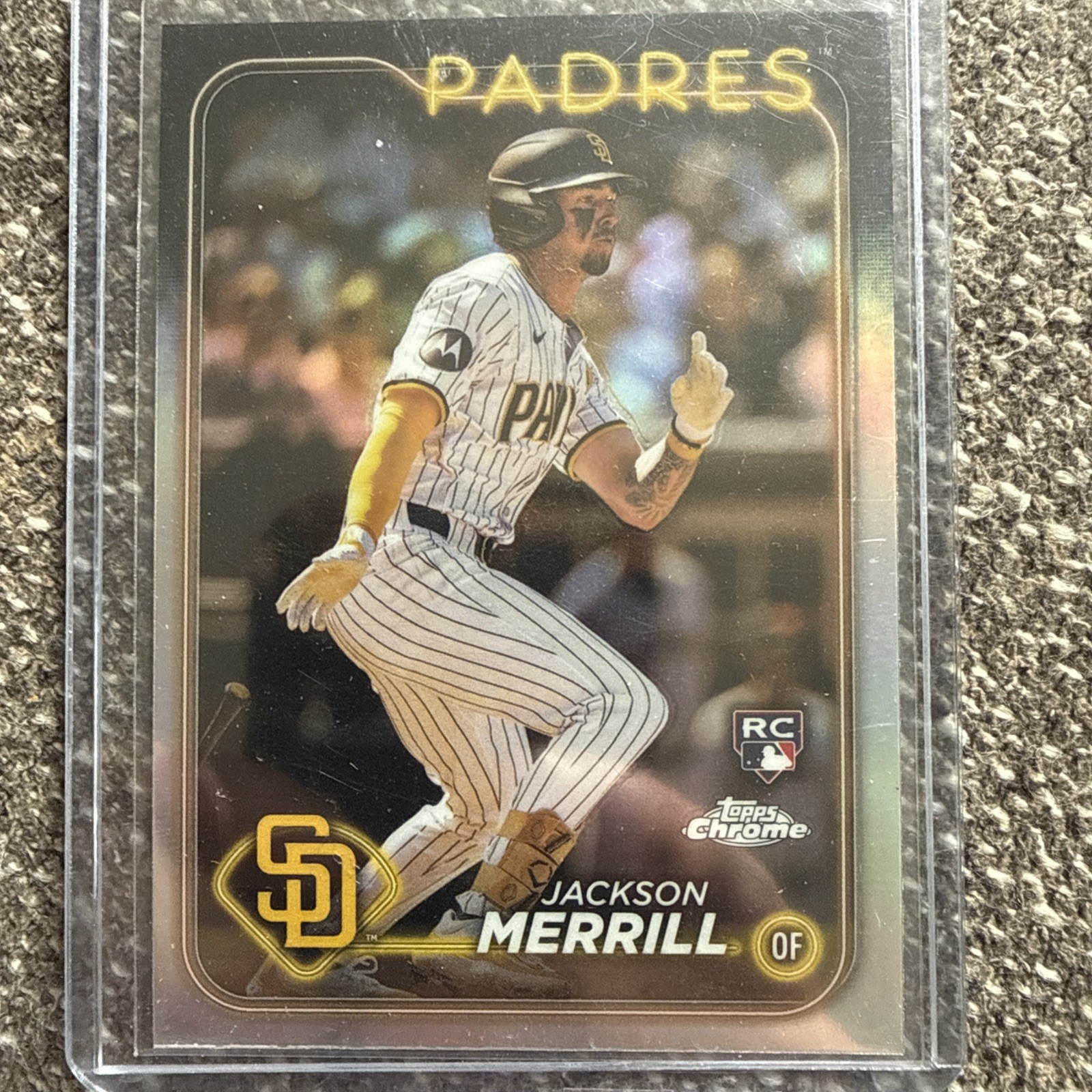 2024 Topps Chrome - Jackson Merrill #207 Sepia Refractor (RC)