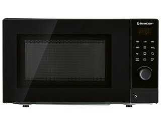 SILVERCREST Mikrowelle Auftaufunktion Küchengerät 20L 800 1200W SMW800G1 B Ware