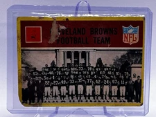 1967 Philadelphia Cleveland Browns #37 Team Photo Card 1967CB2