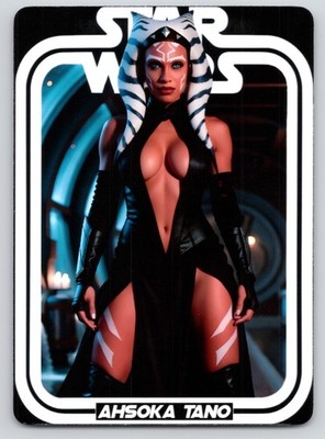 Star Wars Ahsoka Tano Hot Spicy Custom Trading Card ACEO