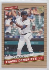 2020 Panini Donruss Retro 1986 Artist Proof 4/10 Travis Demeritte (Base) 1b9b