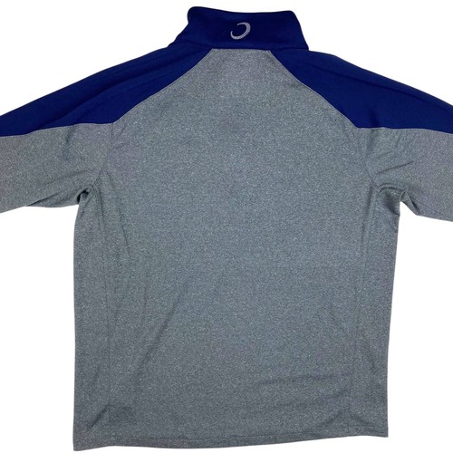 ZERO RESTRICTION Mens Quarter 1/4 Zip Pullover Large Performance Golf Moonshine - Picture 4 of 16