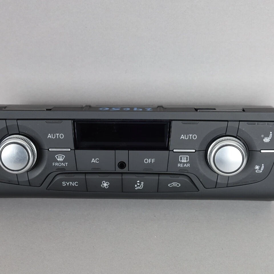 Panel de control de temperatura climática Audi A6 2012-2013 4G0820043AF OEM usado Foto 2 de 4
