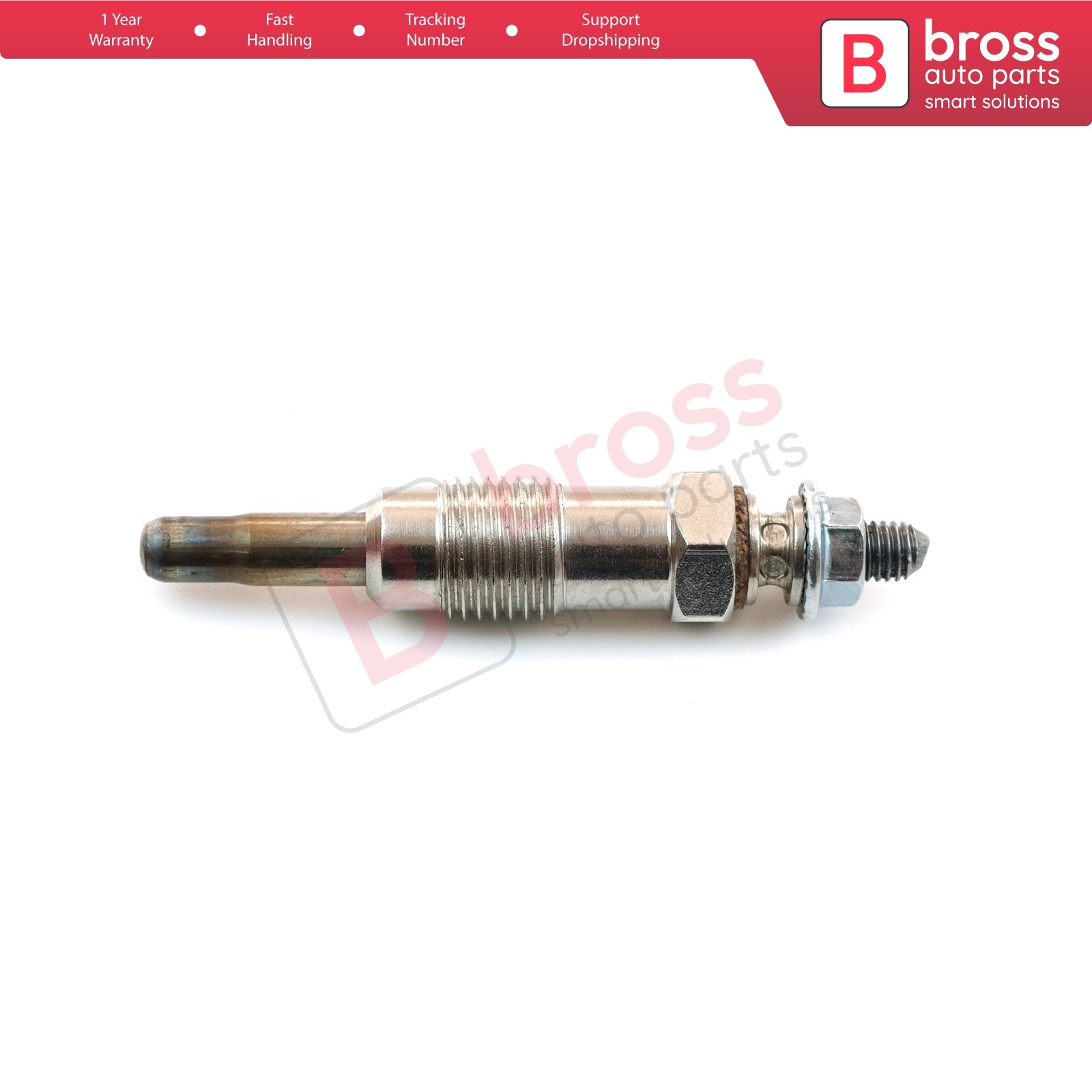 1 Piece Glow Plug Auxiliary Heater 11 Volt 96FF6M090AA for Ford Mazda 1.8 Diesel