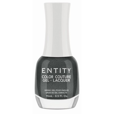 Entity Extended Wear Hybrid Gel-Lacquer ''Headliner'' - Dark Grey Shimmer