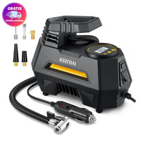 Astroai Auto Luftpumpe 12V Luftkompressor Digital Lcd Bildschirm Auto Fahrrad