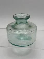 Antique 1880’s Aqua Joy’s Ink bottle
