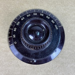 VTG Atwater Kent 1920's Brown 3 1/4" 0-100 Indicator Knob NO Set Screw (QTY)