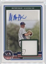 2023 USA Baseball Stars & Stripes Signature Materials Matthew Dallas Auto tj1