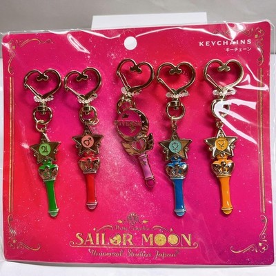 Sailor Moon USJ Cool Japan 2018 Limited Edition Schlüsselanhänger 5er Set Neu