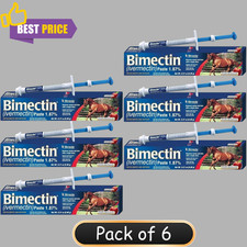 6 pack Paste Horse Dewormer Apple Flavor 6 DOSES NIB