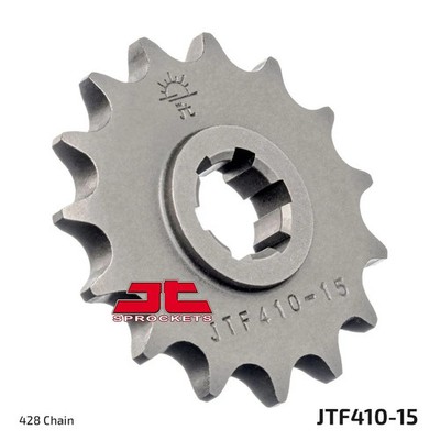 JT SPROCKETS JTF410.15 RITZEL VORNE FÜR SUZUKI TU 125 XTU 1999