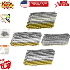 Assorted Size 21° Framing Nails - 400 Count Pack, Hot Dipped Galvanized Strength
