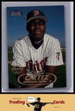David Ortiz 1998 Fleer Tradition #285 Minnesota Twins Baseball Card NM RC Rookie. rookie card picture