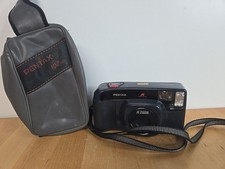Pentax IQZoom 60 Point Shoot 35mm Film Camera AF Zoom Macro READ