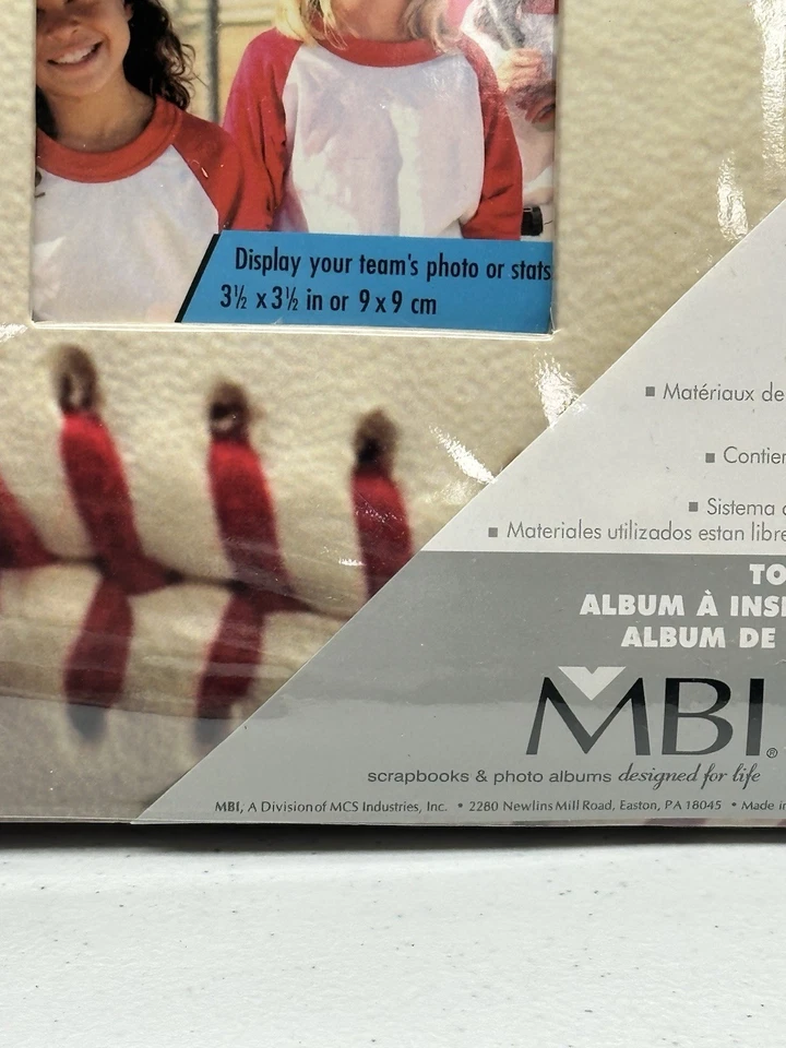 Álbum de fotos álbum de recortes de béisbol MBI 20 páginas 9,5" x 9" Foto 3 de 4