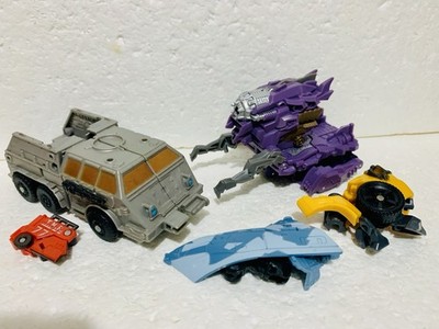 TF DOTM movie: Cyberverse Sentinel leg, 2 vehicles Breacher Nitro Bumblebee part