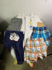 Lot Of 5 Boys 9 Month Shorts, Sweatpants, Pants, Pajamas- Carters Cherokee