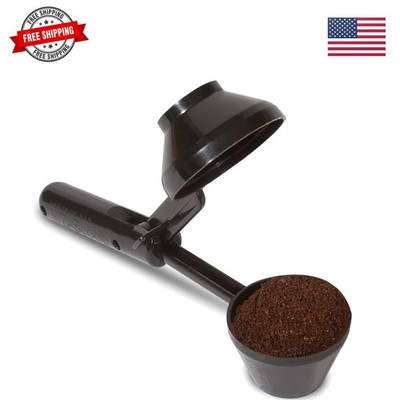 EZ-Scoop Coffee Scooper & Funnel for Reusable K Cup Refillable Coffee Pods, 2...