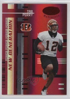 2005 Leaf Certified Materials New Generation Mirror Red Tab Perry Rookie RC 0f8