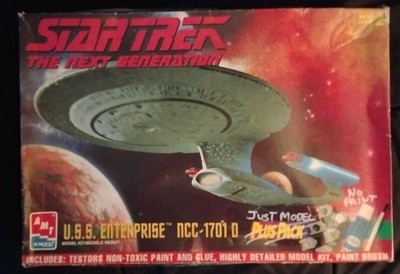 AMT/ERTL U.S.S. Enterprise NCC-1701-D Star Trek The Next Generation Model Sealed