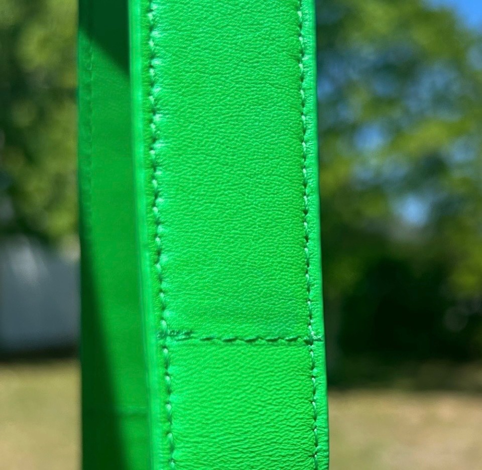 Pre-authenticated new Bottega Veneta cassette bag with dust bag Green Crossbody thumbnail 17