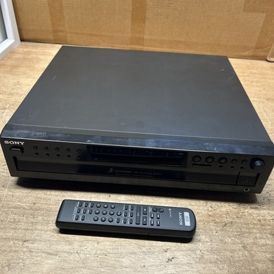 Sony CDP-CE375 5-Disc CD Changer Carousel Player w/ OEM Remote - Works