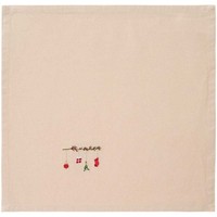 IB Laursen Stoffserviette Tradition Natur Zweig Rote Beeren Weihnachtsschmuck