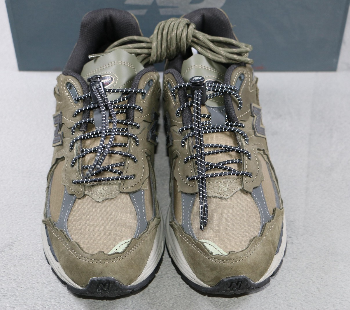 New Balance 2002R M2002RDN Green Grey Mens 5.5 Womens 7 