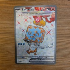 Pokemon Card Eiscue EX 210/197 Ultra Rare Obsidian Flames Near Mint