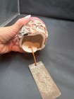 Vintage Native American Shrunken Head Ceramic Wind Bell Figure — photo 5