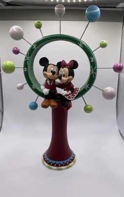 Mickey And Minnie Mouse 2014 Christmas Tree Topper -Disney Store