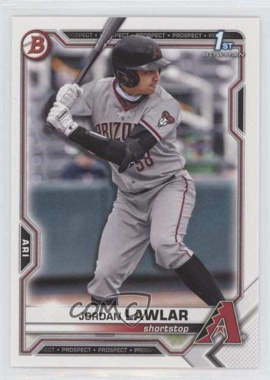 2021 Bowman Draft Jordan Lawlar #BD-194 0an9