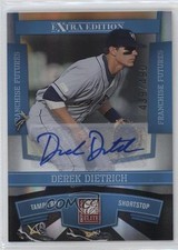 2010 Donruss Elite Extra Edition 439/490 Derek Dietrich #23 Auto 1n0