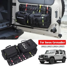 Rear Door Tailgate Storage Bag Cargo Tool Kit Organizer For INEOS Grenadier 24+
