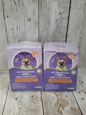 Teeth Cleaning Spray for Dogs  Cats Pet Oral Spray Clean Teeth 50ML 2PK. 06/26