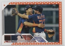 2023 Complete Set Fanatics Exclusive Orange Star /99 Jeremy Pena Jose Altuve 0c4