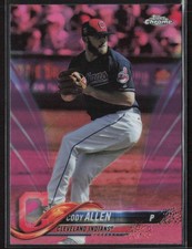 2018 Topps Chrome #161 Cody Allen Pink Refractor