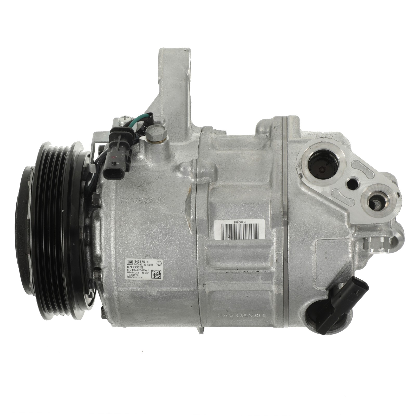 Compresor de aire acondicionado para Chevrolet Sierra 2016-2018, Silverado 1500 (P/N 84317513)