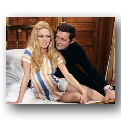 Brigitte Bardot Maurice Ronet Photo 8x10 Les Femmes 1960s Film Set Portrait