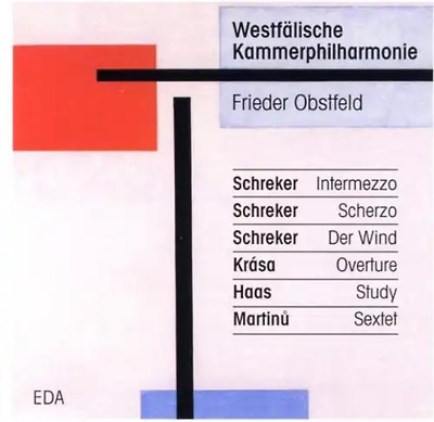 Frieder Obstfeld - Werke von Schreker, Krasa, Haas und Martinu