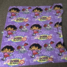 Dora the Explorer Fleece Throw, Nick Jr, Boots, 2004, 54x50