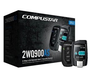 Compustar CS2WQ900-AS Car Remote Start & Alarm LCD Remote 2-Way Paging 3000Ft