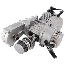 MOTORE MINIMOTO MINI CROSS QUAD ATV 49CC 2 TEMPI BLOCCO MOTORE COMPLETO T8F H7