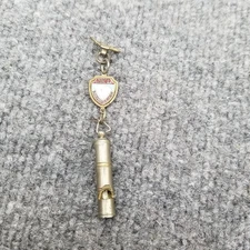 Vintage Tube Whistle With South Carolina Palmetto State Charm