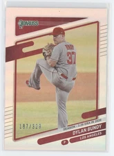 2021 Dylan Bundy Panini Donruss Season Stat Line     187/329    #205 (21C1347)