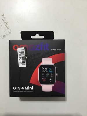 Amazfit GTS 4 Mini 41.8mm Pink Color Silicone Band New Sealed