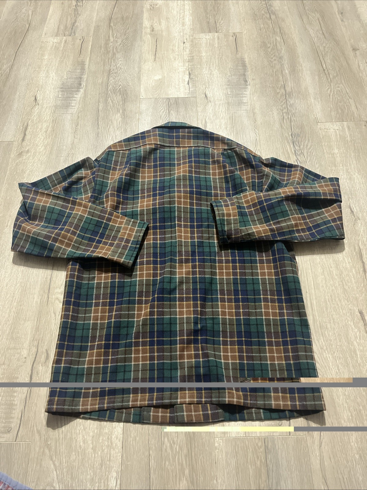 Vintage Pendleton Button-Down Flannel 100% Wool M… - image 3
